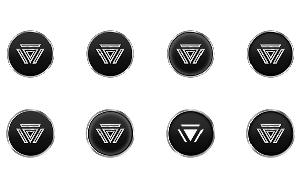 Travail personnel sur un badge de Dherbomez Bastien