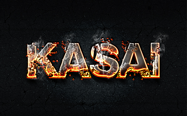 Effet lave sur texte de Dherbomez Bastien